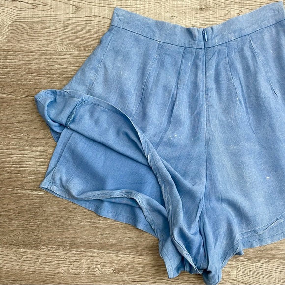 High Waisted Pleated Layered Bali Shorts Small - Picture 8 of 9